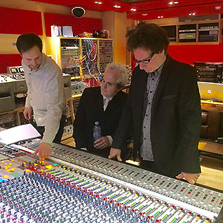 the weeklings in the studio at abbey road